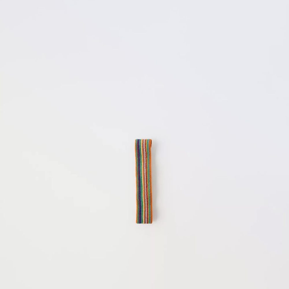 Zara Multicolor Crocheted Striped Headband- NWT